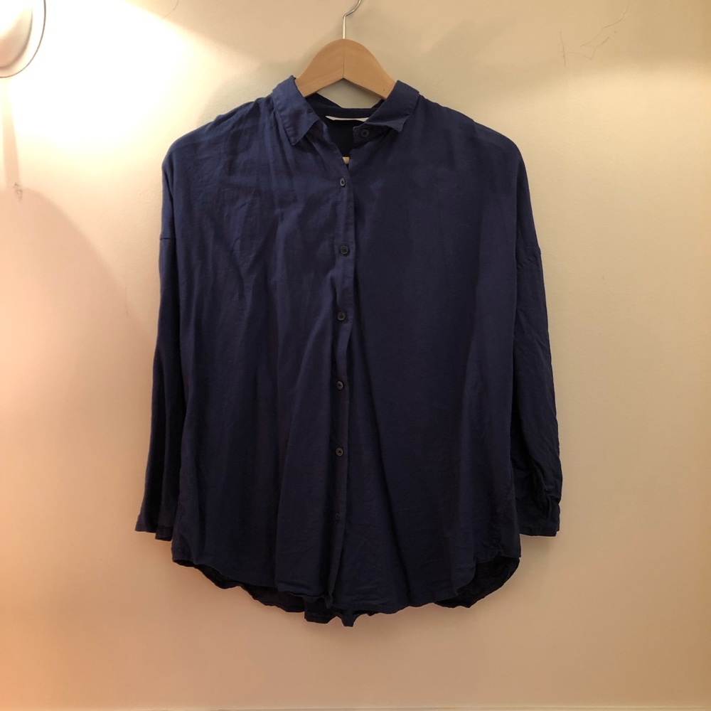 Uniqlo 3/4 sleeve button down